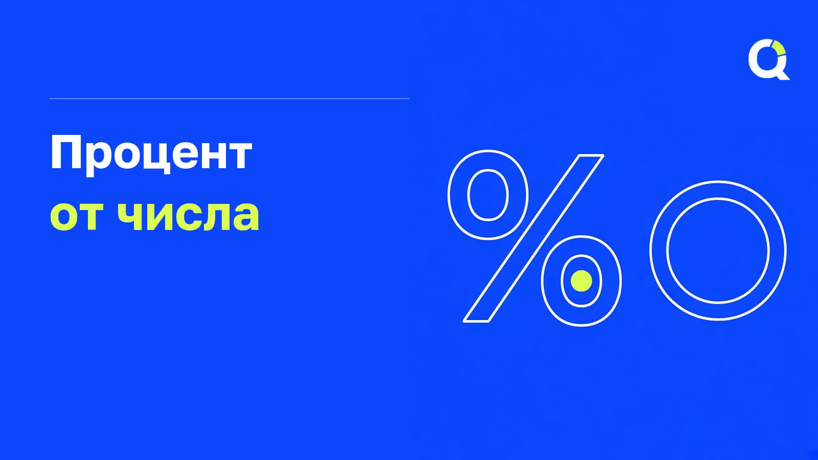 Процент от числа